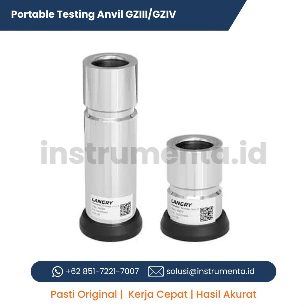 Official Supplier Portable Testing Anvil LANGRY GZIII GZIV Alat Kalibrasi Portable Rebound Hammer